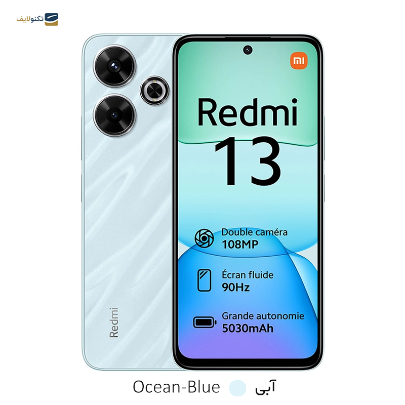 گوشی موبایل شیائومی مدل Redmi 13 4G ظرفیت 256 گیگابایت رم 8 گیگابایت - Xiaomi Redmi 13 4G 256/8GB