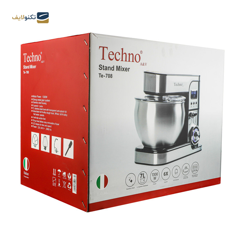  همزن تکنو مدل TE-708 - Techno TE-708 Mixer