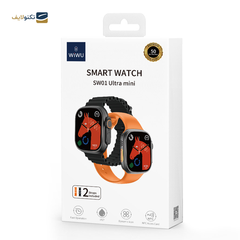 ساعت هوشمند ویوو مدل SW01 Ultra mini - WIWU SW01 Ultra mini smart watch