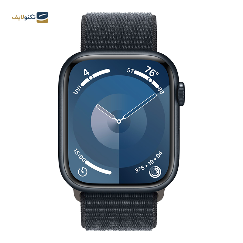 اپل واچ سری 9 مدل 45 میلی متری با بند پارچه ای - Apple Watch Series 9 45mm Aluminum Sport Loop Band