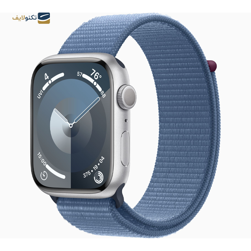 اپل واچ سری 9 مدل 45 میلی متری با بند پارچه ای - Apple Watch Series 9 45mm Aluminum Sport Loop Band