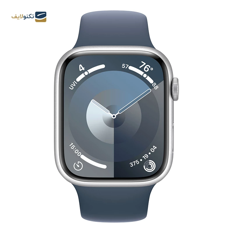 اپل واچ سری 9 سایز 41 میلی متری با بند سیلیکونی - Apple Watch Series 9 41mm Aluminum Silicone Sport Band