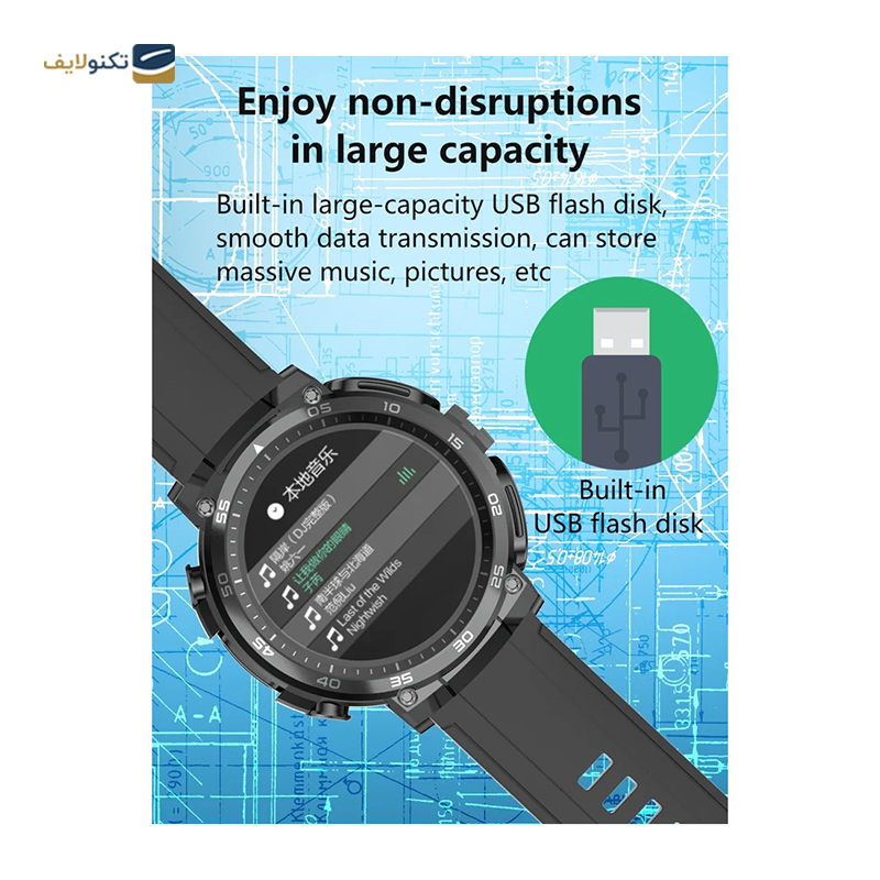 ساعت هوشمند لمفو مدل M68 - Lemfo M68 Smartwatch