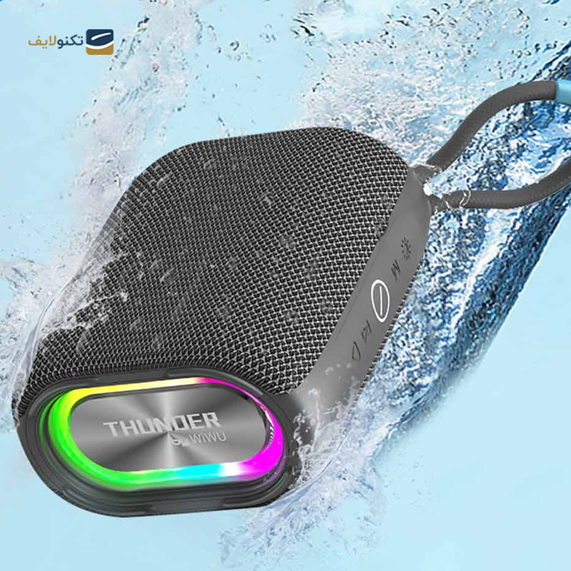 اسپیکر بلوتوثی ویوو مدل Thunder P26 - WIWU Thunder P26 Portable Speaker