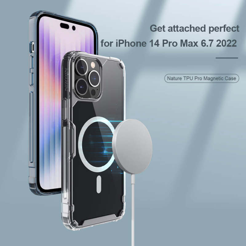 کاور گوشی اپل iPhone 14 Pro Max نیلکین مدل Nature Pro Magnetic - Nillkin Nature Pro Magnetic Cover for Apple iPhone 14 Pro max