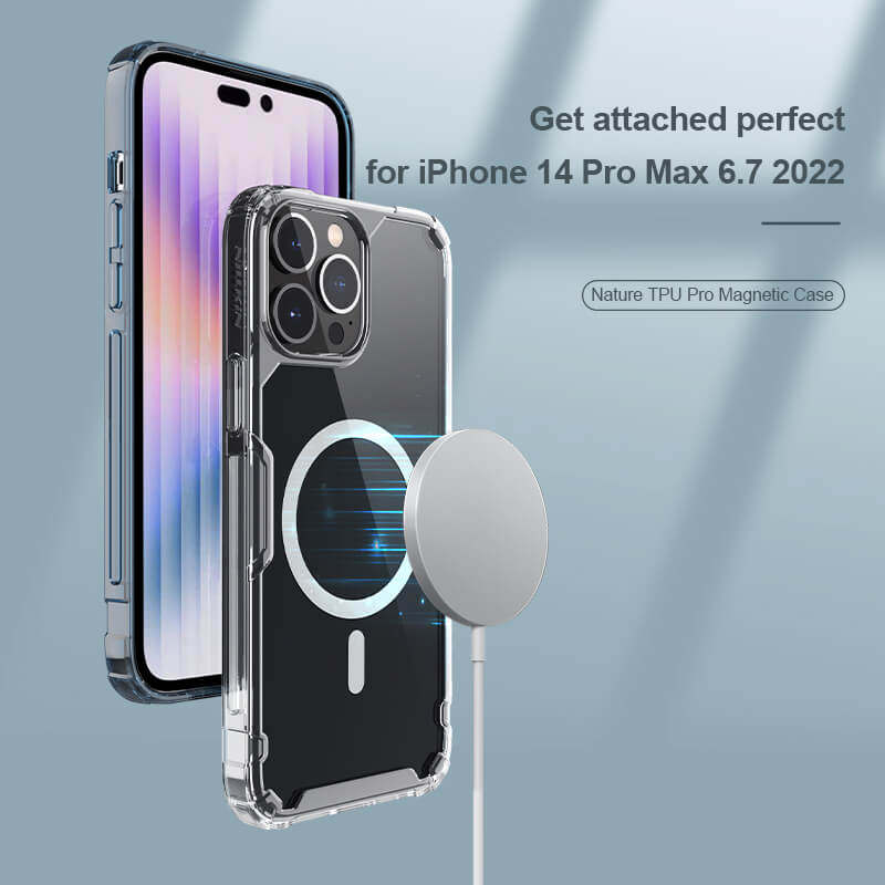 کاور گوشی اپل iPhone 14 Pro Max نیلکین مدل Nature Pro Magnetic - Nillkin Nature Pro Magnetic Cover for Apple iPhone 14 Pro max