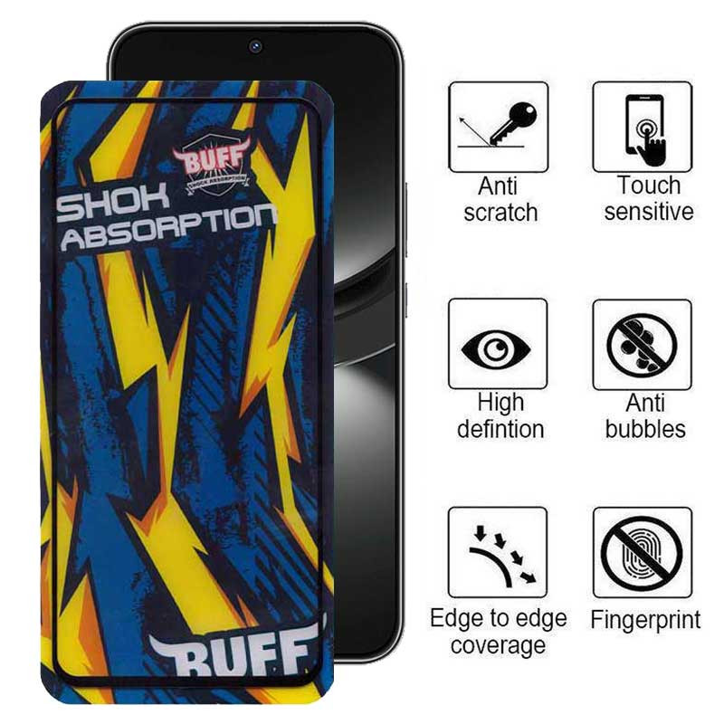 محافظ صفحه نمایش بوف مدل Shock-Shock-G مناسب برای گوشی موبایل هوآوی Nova 12 / Nova 12 Lite / Nova 11 SE / Nova 10 SE - Buff Shock-Shock-G Glass Screen Protector For Huawei Nova 12 / Nova 12 Lite / Nova 11 SE / Nova 10 SE