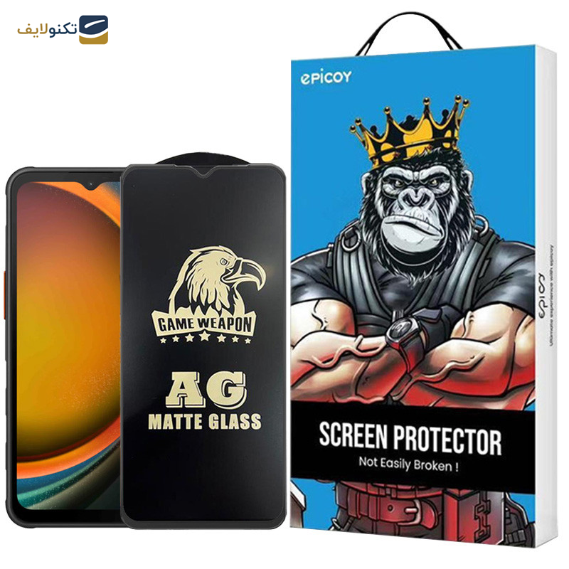 محافظ صفحه نمایش مات اپیکوی مدل  Weapon مناسب برای گوشی موبایل سامسونگ Galaxy A14 4G/5G /Xcover7 - Epicoy Weapon Glass Screen Protector For Samsung Galaxy A14 4G/5G /Xcover7