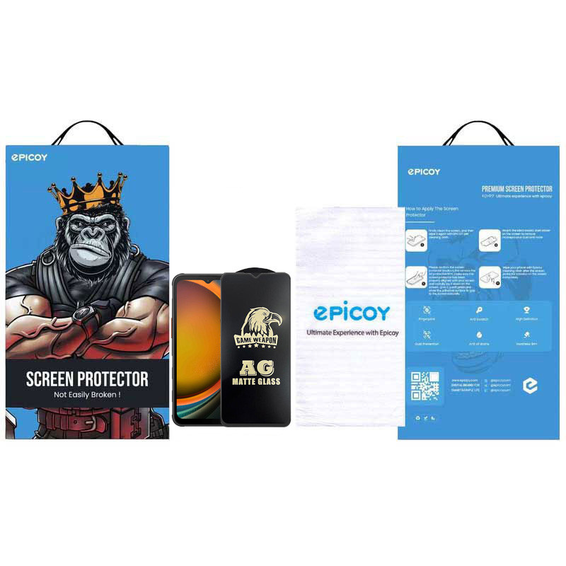 محافظ صفحه نمایش مات اپیکوی مدل  Weapon مناسب برای گوشی موبایل سامسونگ Galaxy A14 4G/5G /Xcover7 - Epicoy Weapon Glass Screen Protector For Samsung Galaxy A14 4G/5G /Xcover7