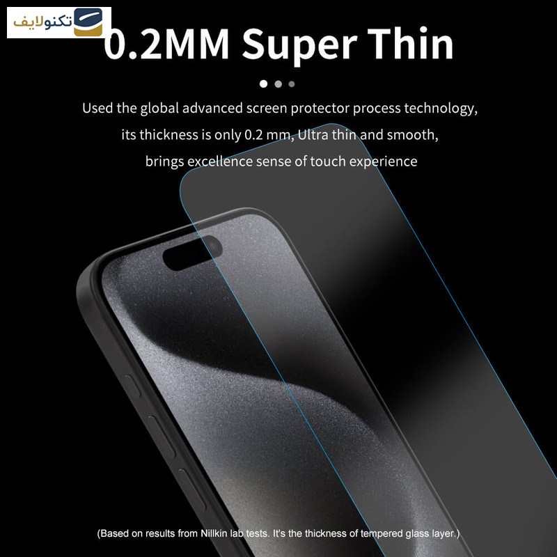 محافظ صفحه نمایش نیلکین مدل H Plus Pro مناسب برای گوشی موبایل اپل iPhone 15 Pro Max - Nillkin Amazing H Plus Pro tempered glass screen protector for Apple iPhone 15 Pro Max
