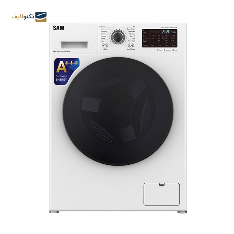 ماشین لباسشویی سام الکترونیک 9 کیلویی مدل BL-P1465 - Sam Electronic BL-P1465 Washing Machine 9KG