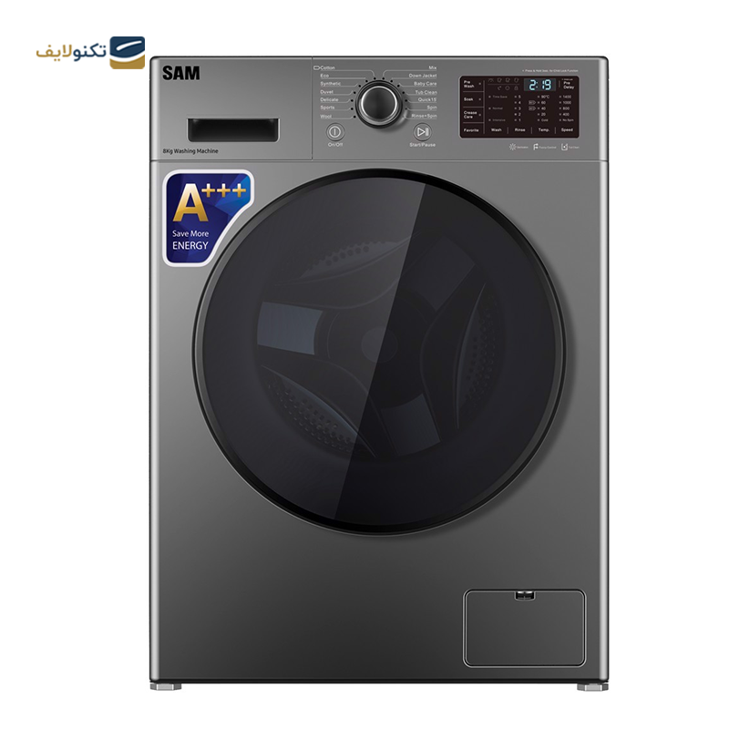 ماشین لباسشویی سام الکترونیک 9 کیلویی مدل BL-P1465 - Sam Electronic BL-P1465 Washing Machine 9KG