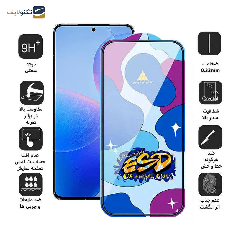 محافظ صفحه نمایش اپیکوی مدل Star ESD مناسب برای گوشی موبایل شیائومی Redmi K70 Pro -- K70 -- K70E - Epicoy Star ESD Glass Screen Protector For Xiaomi Redmi K70 Pro -- K70 -- K70E