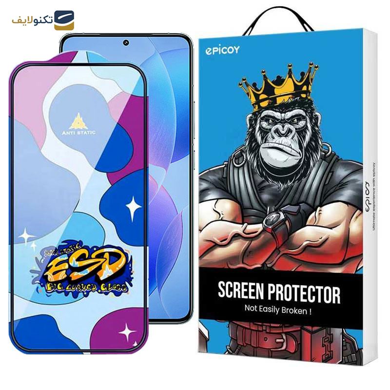 محافظ صفحه نمایش اپیکوی مدل Star ESD مناسب برای گوشی موبایل شیائومی Redmi K70 Pro -- K70 -- K70E - Epicoy Star ESD Glass Screen Protector For Xiaomi Redmi K70 Pro -- K70 -- K70E