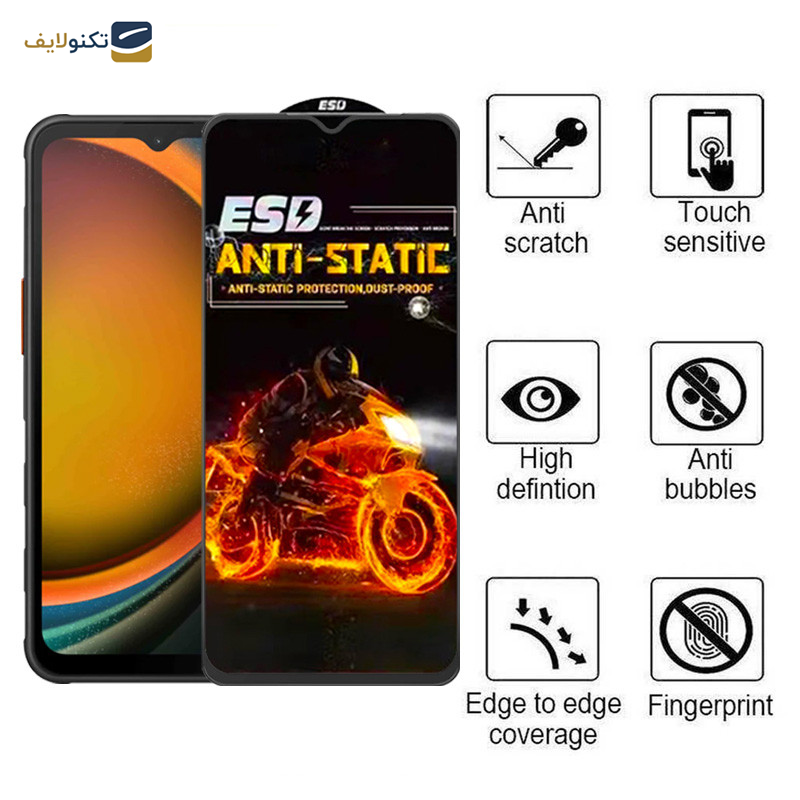 محافظ صفحه نمایش اپیکوی مدل Fiery-ESD مناسب برای گوشی موبایل سامسونگ Galaxy A14 4G/5G /Xcover7 - Epicoy Fiery-ESD Glass Screen Protector For Samsung Galaxy A14 4G/5G /Xcover7