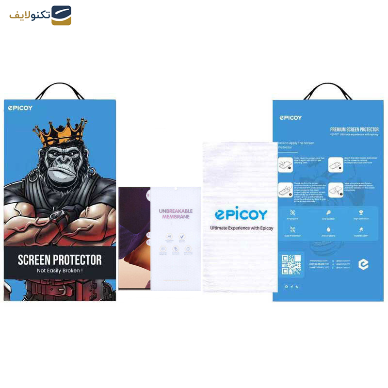 محافظ صفحه نمایش مات اپیکوی مدل Hydrogel-Matte مناسب برای گوشی موبایل سامسونگ Galaxy Note20 Ultra - Epicoy Hydrogel-Matte Screen Protector For Samsung Galaxy Note20 Ultra