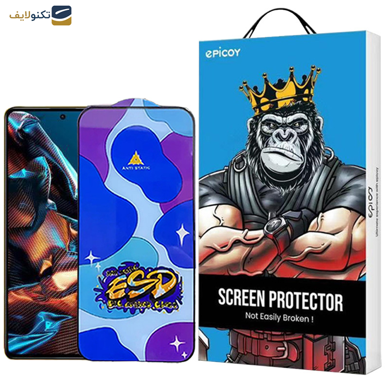 محافظ صفحه نمایش اپیکوی مدل Star ESD مناسب برای گوشی موبایل پوکو X5 Pro-X5-Poco X4 Pro 5G-X3 Pro X3 NFC-X3 - Star ESD Glass Screen Protector For Poco X5 Pro-X5-Poco X4 Pro 5G-X3 Pro X3 NFC-X3