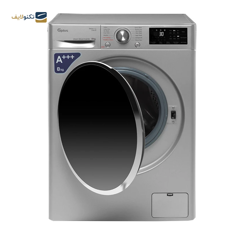 ماشین لباسشویی جی پلاس 8 کیلویی مدل GWM-P880S - GPlus GWM-P880S Washing Machine