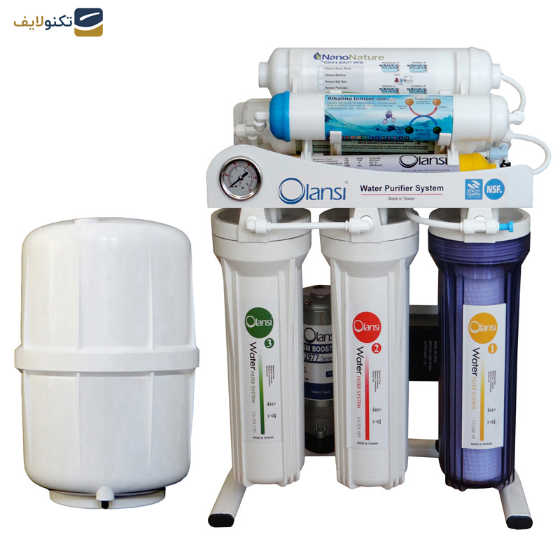 دستگاه تصفیه کننده آب اولانسی مدل REVERSE OSMOSIS-AT8300 به همراه فیلتر 3 عددی - 