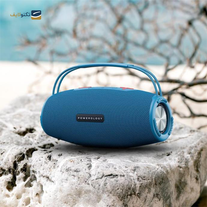 اسپیکر بلوتوثی قابل حمل پاورولوجی مدل POWPHANSPK - Powerology POWPHANSPK Phantom Portable Bluetooth Speaker