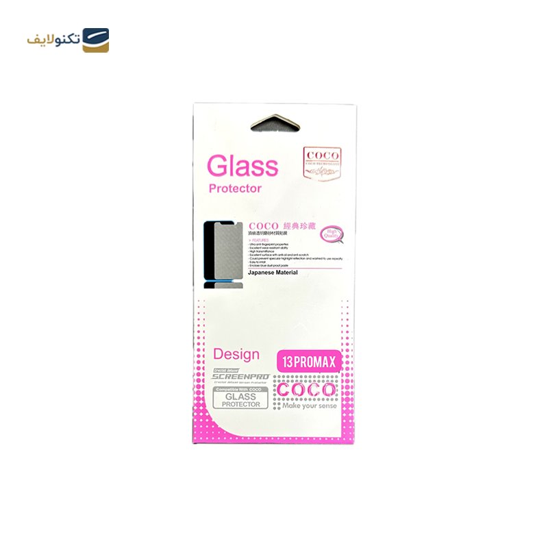 گلس گوشی اپل iPhone 13 Pro Max کوکو مدل 10D Pro Plus - COCO 10D Pro Plus Apple iPhone 13 Pro Max