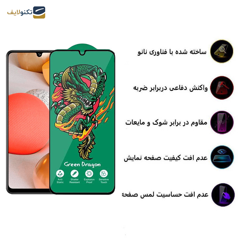 محافظ صفحه نمایش اپیکوی مدل  Green Dragon ExplosionProof مناسب برای گوشی موبایل سامسونگ  Galaxy A42 5G/A32 5G/A22 5G/A12 Nacho/A12 4G/A20s 4G - Epicoy Glass Screen Protector Green Dragon ExplosionProof For Samsung Galaxy A42 5G/A32 5G/A22 5G/A12 Nacho/A12 4G/A20s 4G