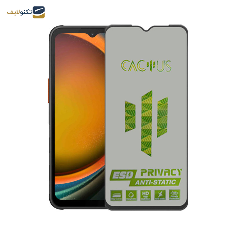 محافظ صفحه نمایش حریم شخصی اپیکوی مدل Cactus-ESD-Privacy مناسب برای گوشی موبایل سامسونگ Galaxy A14 4G/5G /Xcover7 - Epicoy Cactus-ESD-Privacy Glass Screen Protector For Samsung Galaxy A14 4G/5G /Xcover7