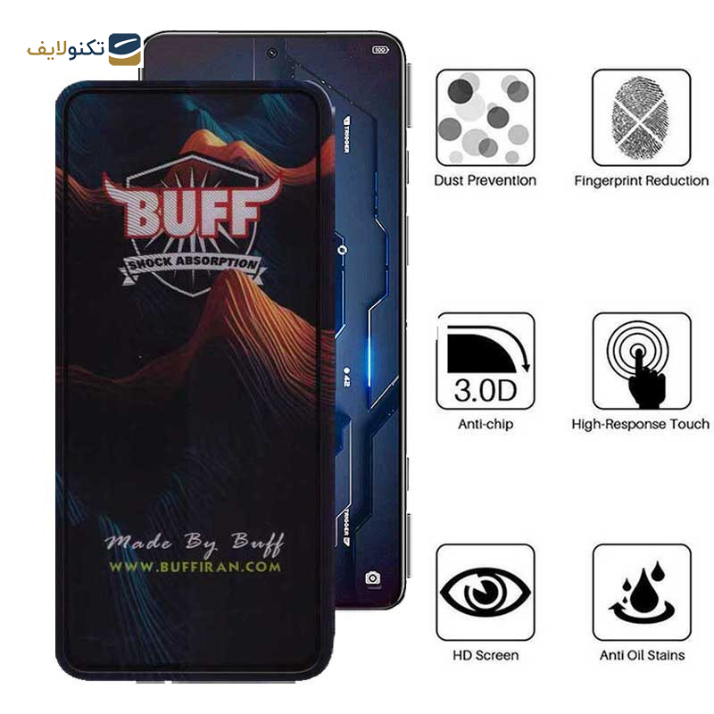محافظ صفحه نمایش بوف مدل Mountain-G مناسب برای گوشی موبایل شیائومی Black Shark 5 Pro 5G / 5 5G / 4 Pro 5G / 3 5G / 3S 5G - Buff Mountain-G Glass Screen Protector For Xiaomi Black Shark 5 Pro 5G / 5 5G / 4 Pro 5G / 3 5G / 3S 5G