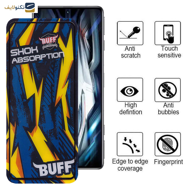 محافظ صفحه نمایش بوف مدل Shock-Shock-G مناسب برای گوشی موبایل Redmi K50 Gaming - K50 Ultra - K50 Pro - K50i - K50 - Buff Shock-Shock-G Glass Screen Protector For Xiaomi Redmi K50 Gaming - K50 Ultra - K50 Pro - K50i - K50