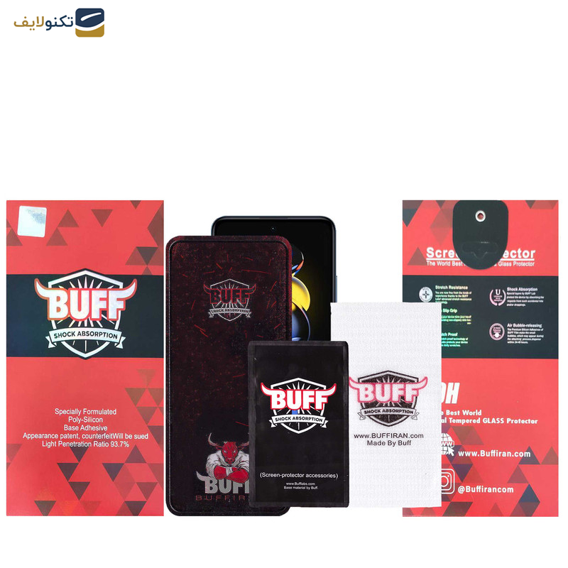محافظ صفحه نمایش بوف مدل Muscle-Bull مناسب برای گوشی موبایل شیائومی Redmi Note 11T Pro Plus - Note 11T Pro - Note 11T 5G - Buff Muscle-Bull Glass Screen Protector For Xiaomi Redmi Note 11T Pro Plus - Note 11T Pro - Note 11T 5G
