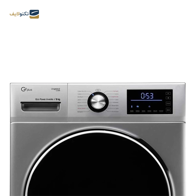 ماشین لباسشویی جی پلاس 9 کیلویی مدل M9341 - GPlus M9341 Washing Machine 9KG