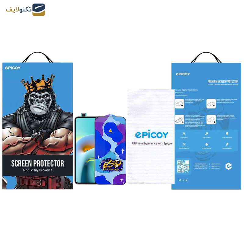 محافظ صفحه نمایش اپیکوی مدل Star ESD مناسب برای گوشی موبایل شیائومی Redmi K30 Ultra-K30 Pro-K30 Pro Zoom-K30S-K30 5G Racing-K30i 5G-K30 5G - Star ESD Glass Screen Protector For Xiaomi Redmi K30 Ultra-K30 Pro-K30 Pro Zoom-K30S-K30 5G Racing-K30i 5G-K30 5G