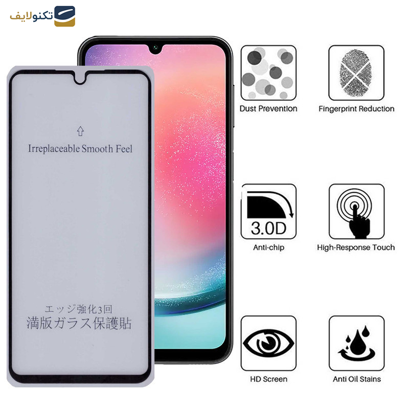 محافظ صفحه نمایش 5D مات بوف مدل 5D-Matte-G مناسب برای گوشی موبایل سامسونگ Galaxy A25 5G - A24 4G - A15 5G-4G - Buff 5D-Matte-G Glass Screen Protector For Samsung Galaxy A25 5G - A24 4G - A15 5G-4G