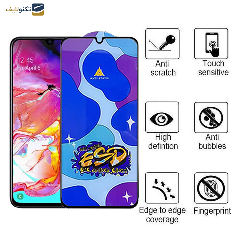 محافظ صفحه نمایش اپیکوی مدل Star ESD مناسب برای گوشی موبایل سامسونگ Galaxy A70-A90 5G-A70s-A70s-A05s-A05 - Epicoy Star ESD Glass Screen Protector For Samsung Galaxy A70-A90 5G-A70s-A70s-A05s-A05