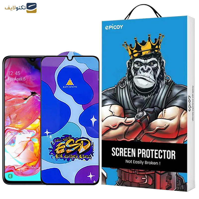 محافظ صفحه نمایش اپیکوی مدل Star ESD مناسب برای گوشی موبایل سامسونگ Galaxy A70-A90 5G-A70s-A70s-A05s-A05 - Epicoy Star ESD Glass Screen Protector For Samsung Galaxy A70-A90 5G-A70s-A70s-A05s-A05