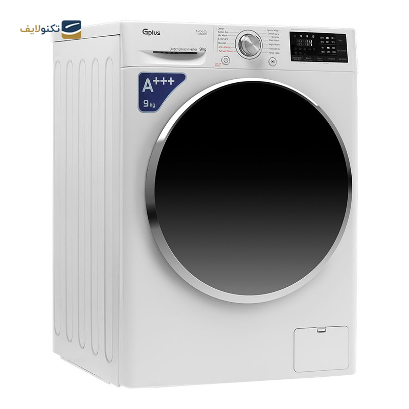 ماشین لباسشویی جی پلاس 9 کیلویی مدل GWM-L909S - GPlus GWM-L909S Washing Machine