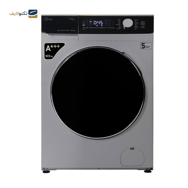 ماشین لباسشویی جی پلاس 10.5 کیلویی مدل GWM-P104T - GPlus GWM-P104T Washing Machine