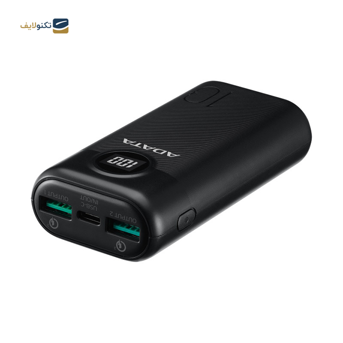 پاور بانک ای دیتا مدل P10000QCD ظرفیت 10000 میلی آمپر ساعت - Adata P10000QCD 10000mAh Power Bank