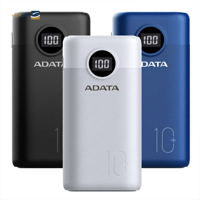 پاور بانک ای دیتا مدل P10000QCD ظرفیت 10000 میلی آمپر ساعت - Adata P10000QCD 10000mAh Power Bank