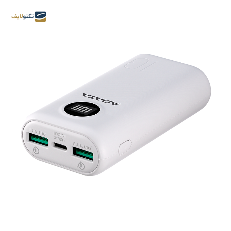 پاور بانک ای دیتا مدل P10000QCD ظرفیت 10000 میلی آمپر ساعت - Adata P10000QCD 10000mAh Power Bank