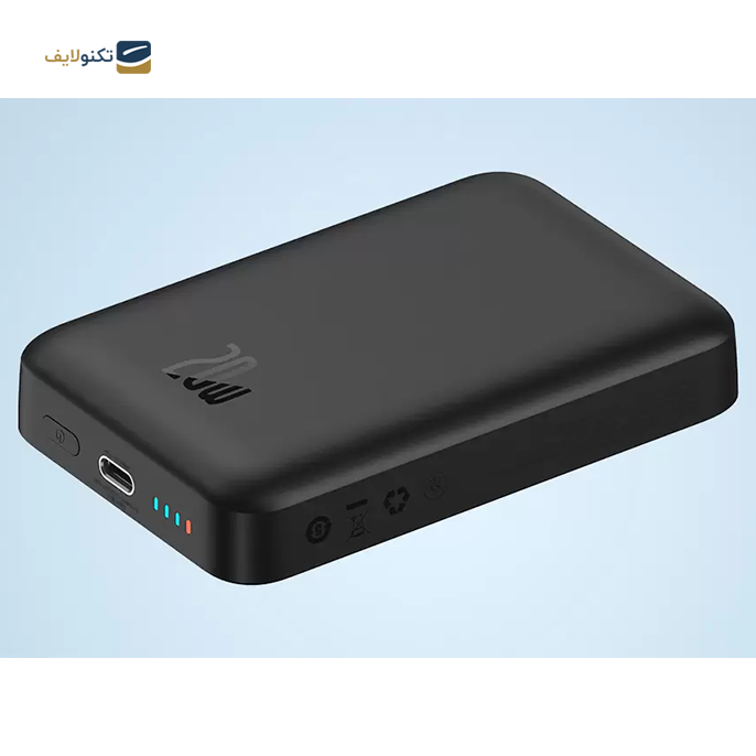 پاوربانک باسئوس مدل مگ سیف PPCX030001 ظرفیت 10000 میلی‌آمپر - Baseus PPCX030001 Magnetic Mini Wireless Power Bank 10000mAh 20W