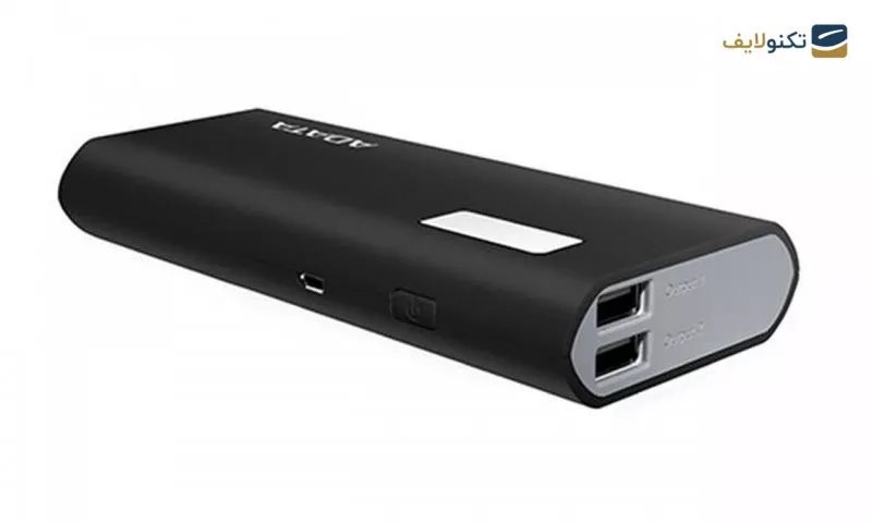 پاوربانک ای دیتا مدل P12500D ظرفیت 12500 میلی آمپر ساعت - ADATA P12500D 12500mAh Power Bank