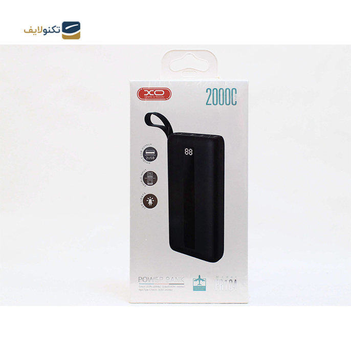  پاوربانک ایکس او مدل PR-104 ظرفیت 20000 میلی آمپر - XO PR-104 Digital Display Power Bank