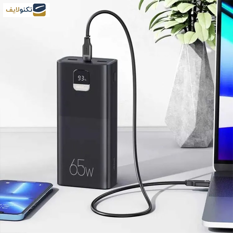 پاوربانک یوسمز مدل CD185 ظرفیت 30000 میلی آمپر ساعت به همراه کابل USB-C - 