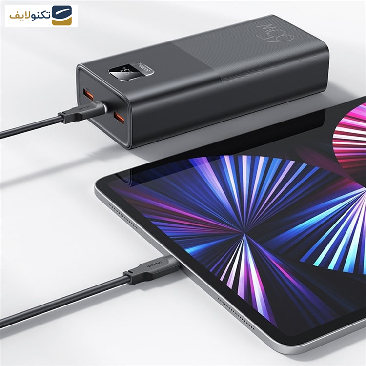 پاوربانک یوسمز مدل CD185 ظرفیت 30000 میلی آمپر ساعت به همراه کابل USB-C - 