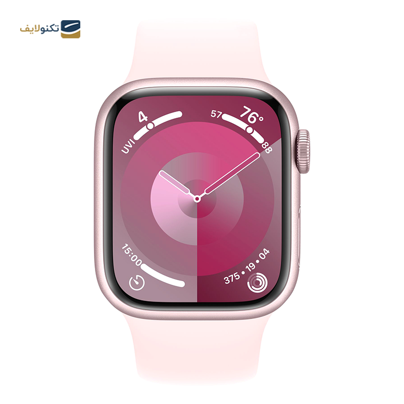 اپل واچ سری 9 سایز 41 میلی متری بدنه صورتی - Apple Watch Series 9 41mm Aluminum Sport Band Pink