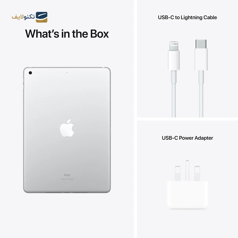 تبلت اپل مدل (iPad 10.2 2021 (Wifi ظرفیت 256 گیگابایت رم 3 گیگابایت  - Apple iPad 10.2 2021 (Wifi) 256GB RAM 3GB Tablet