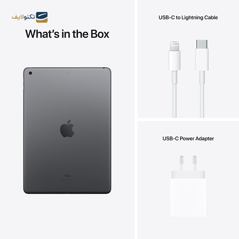 تبلت اپل مدل (iPad 10.2 2021 (Wifi ظرفیت 256 گیگابایت رم 3 گیگابایت  - Apple iPad 10.2 2021 (Wifi) 256GB RAM 3GB Tablet