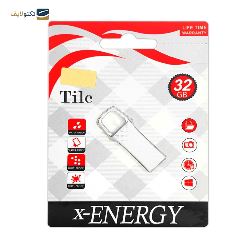 فلش مموری ایکس انرژی مدل TILE ظرفیت 32 گیگابایت - X-Energy Tile Flash Memory - 32 GB