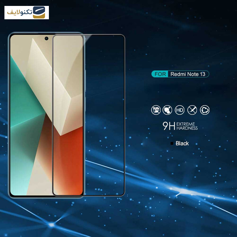 محافظ صفحه نمایش مات بوف مدل 5D-Matte-G مناسب برای گوشی موبایل شیائومی Redmi Note 13 4G / 5G / Note 13 Pro 4G / 5G / Note 13R Pro - Buff 5D-Matte-G Glass Screen Protector For Xiaomi Redmi Note 13 4G / 5G / Note 13 Pro 4G / 5G / Note 13R Pro